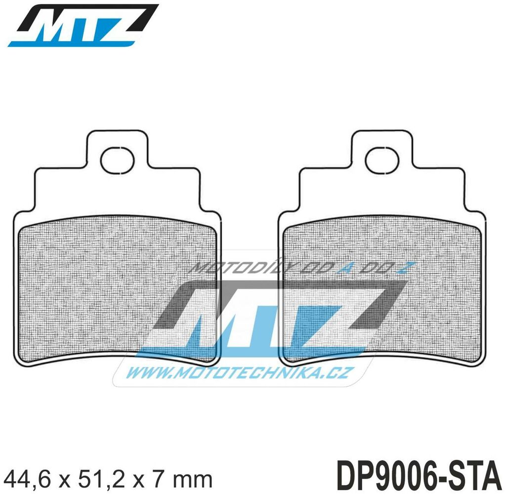 Obrázek produktu Destičky brzdové DP9006-STA - směs Standard DP9006-STA