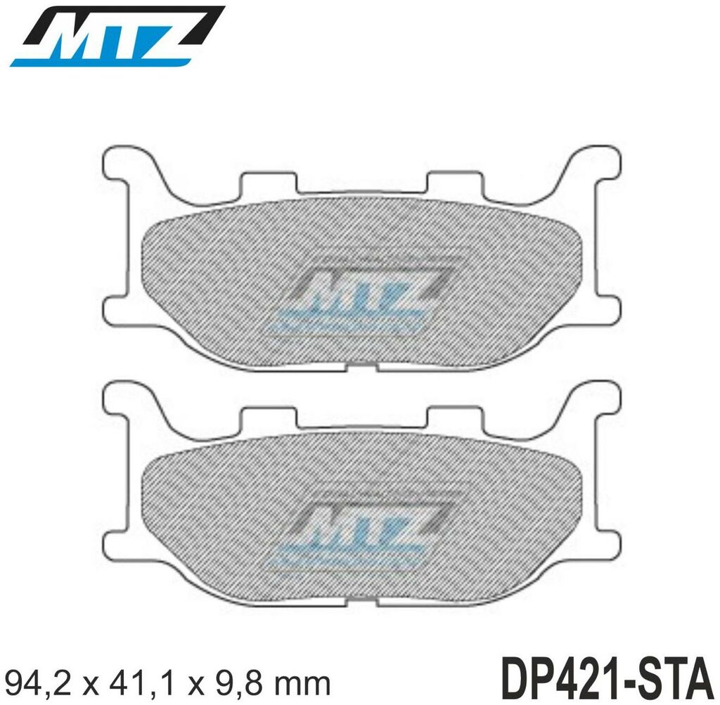 Obrázek produktu Destičky brzdové DP421-STA - směs Standard DP421-STA