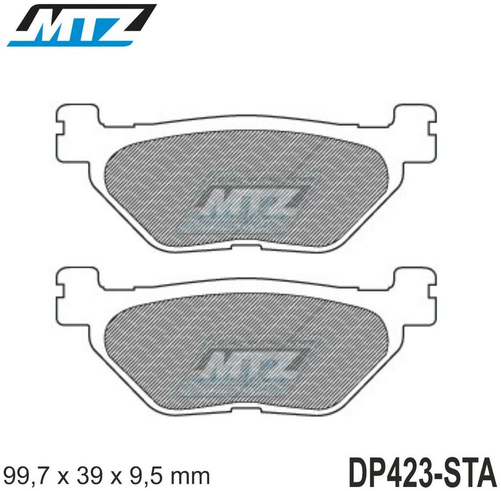 Obrázek produktu Destičky brzdové DP423-STA - směs Standard DP423-STA