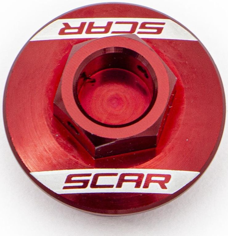 Obrázek produktu VÍČKO PLNICÍHO OTVORU OLEJE GASGAS ČERVENÝ OFP500RD