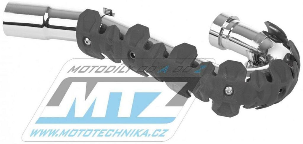 Obrázek produktu Kryt výfuku Polisport ohýbací - 4takt - délka 40cm (barva šedá) PS8483800006