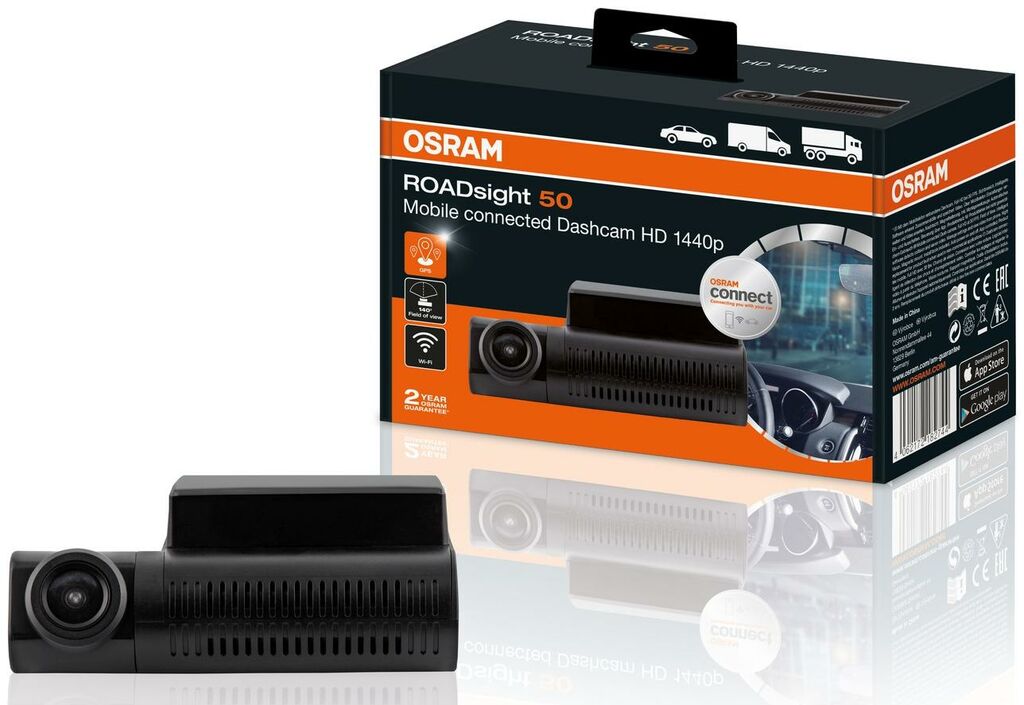 Obrázek produktu OSRAM ORSDC50 ROADSIGHT 50 FS1 kamera pro záznam jízdy ORSDC50