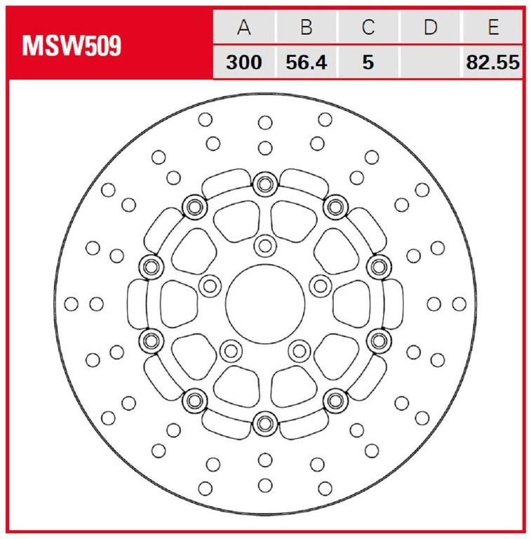 Obrázek produktu ROTOR TRW MSW509