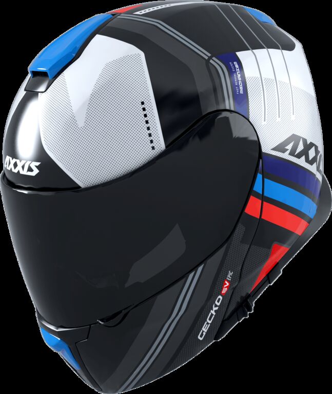 Obrázek produktu Výklopná helma AXXIS GECKO SV ABS epic b7 lesklá modrá XS 42627311713