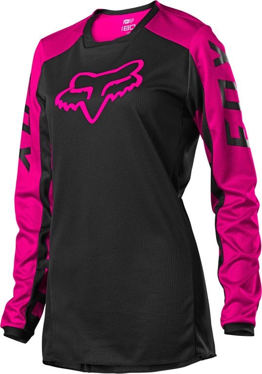 Obrázek produktu FOX Wmns 180 Djet Jersey - Black/ping MX22 (25853-285-MASTER) 25853-285-MASTER