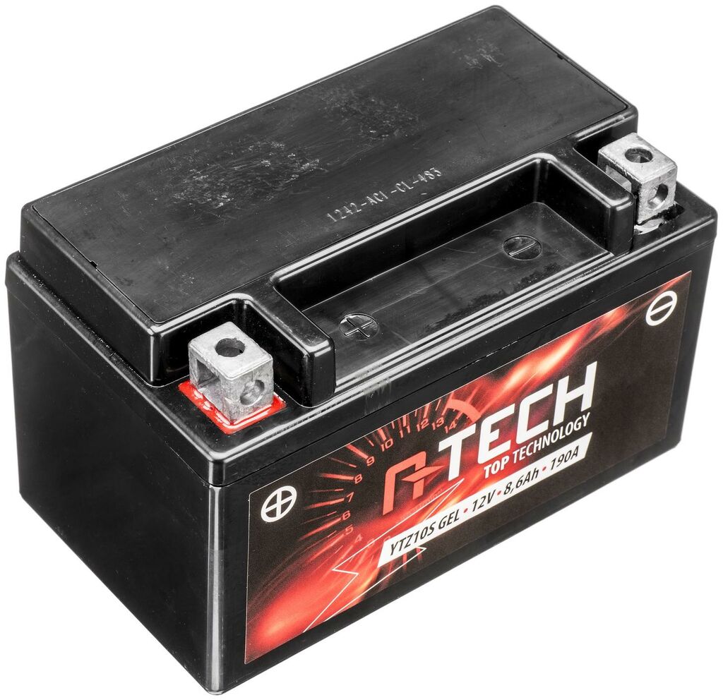 Obrázek produktu baterie 12V, YTZ10S GEL, 8,6Ah, 190A, bezúdržbová GEL technologie 150x88x93, A-TECH (aktivovaná ve výrobě)