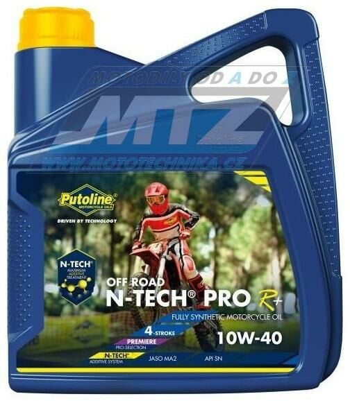 Obrázek produktu Olej motorový motocyklový Putoline N-TECH PRO OFFROAD 10W40 (balení 4L) PU74353