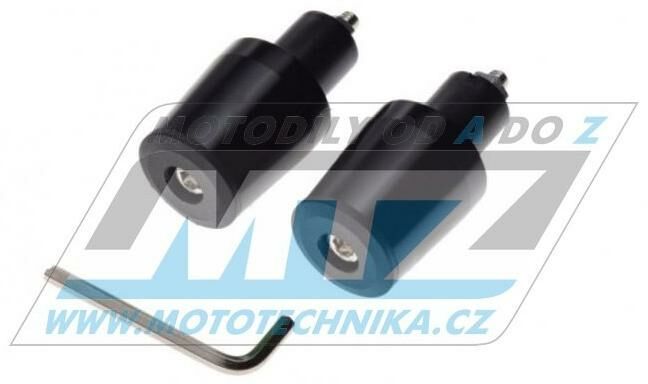 Obrázek produktu Koncovky/závaží řidítek CONE - černé (pro vnitřní průměr řidítek ¤17mm) 23-96902