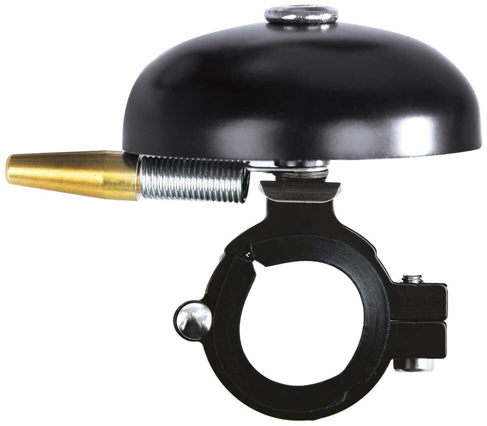 Obrázek produktu zvonek na kolo CLASSIC PING BRASS BELL, OXFORD (černý plášť) BE159B