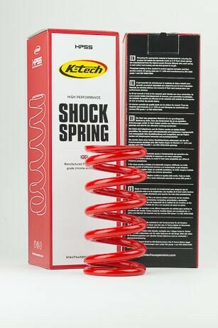 Obrázek produktu Pružina zadního tlumiče K-TECH 46-180-185 185N červená 46-180-185