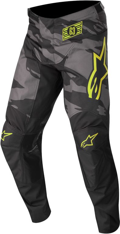 Obrázek produktu ALPINESTARS(MX) KALHOTY R-TACT B/CAMO/YL (3721222-1154-38) 3721222-1154-38