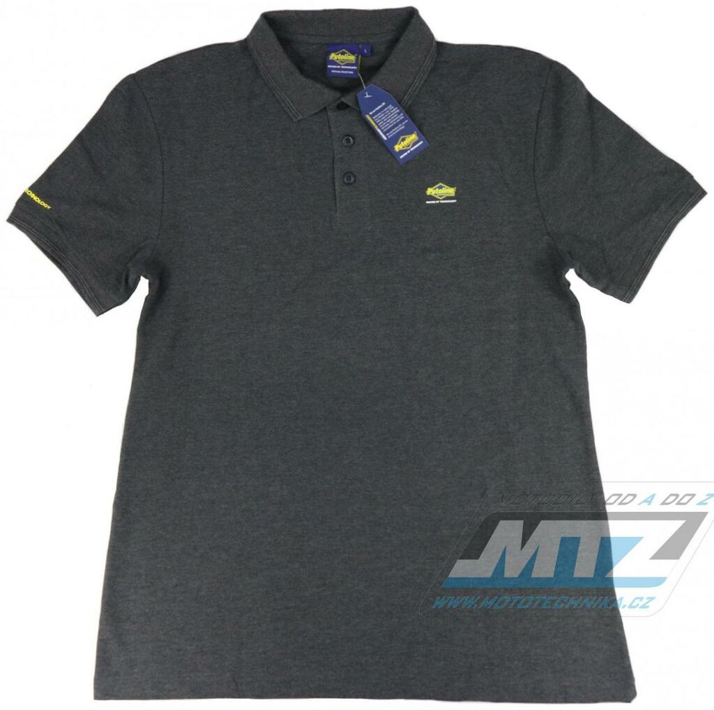 Obrázek produktu Tričko Polo Putoline s límečkem - šedé  - velikost L PU74490