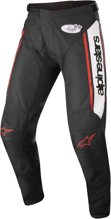 Obrázek produktu ALPINESTARS(MX) KALHOTY R-FLAG BLK/WT/RD (3721322-1231-34) 3721322-1231-34