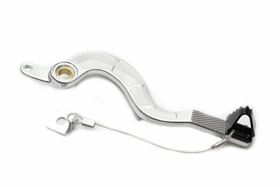 Obrázek produktu Brzdový pedál MOTION STUFF silver body, black steel fixed tip Steel Fixed Tip