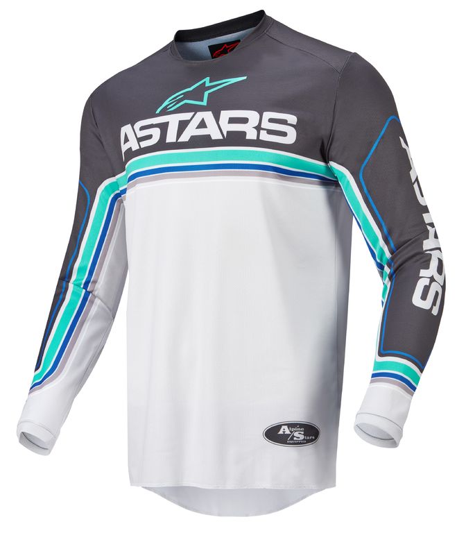 Obrázek produktu ALPINESTARS(MX) DRES F-SPEED GY/BLUE L (3762622-1477-L) 3762622-1477-L