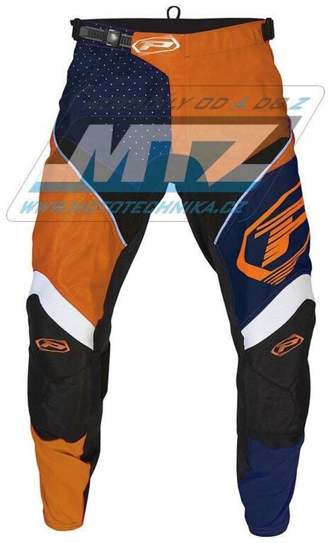 Obrázek produktu Kalhoty motokros PROGRIP 6015 - modro-oranžovo-bílé - velikost 38 PG6015-360-38