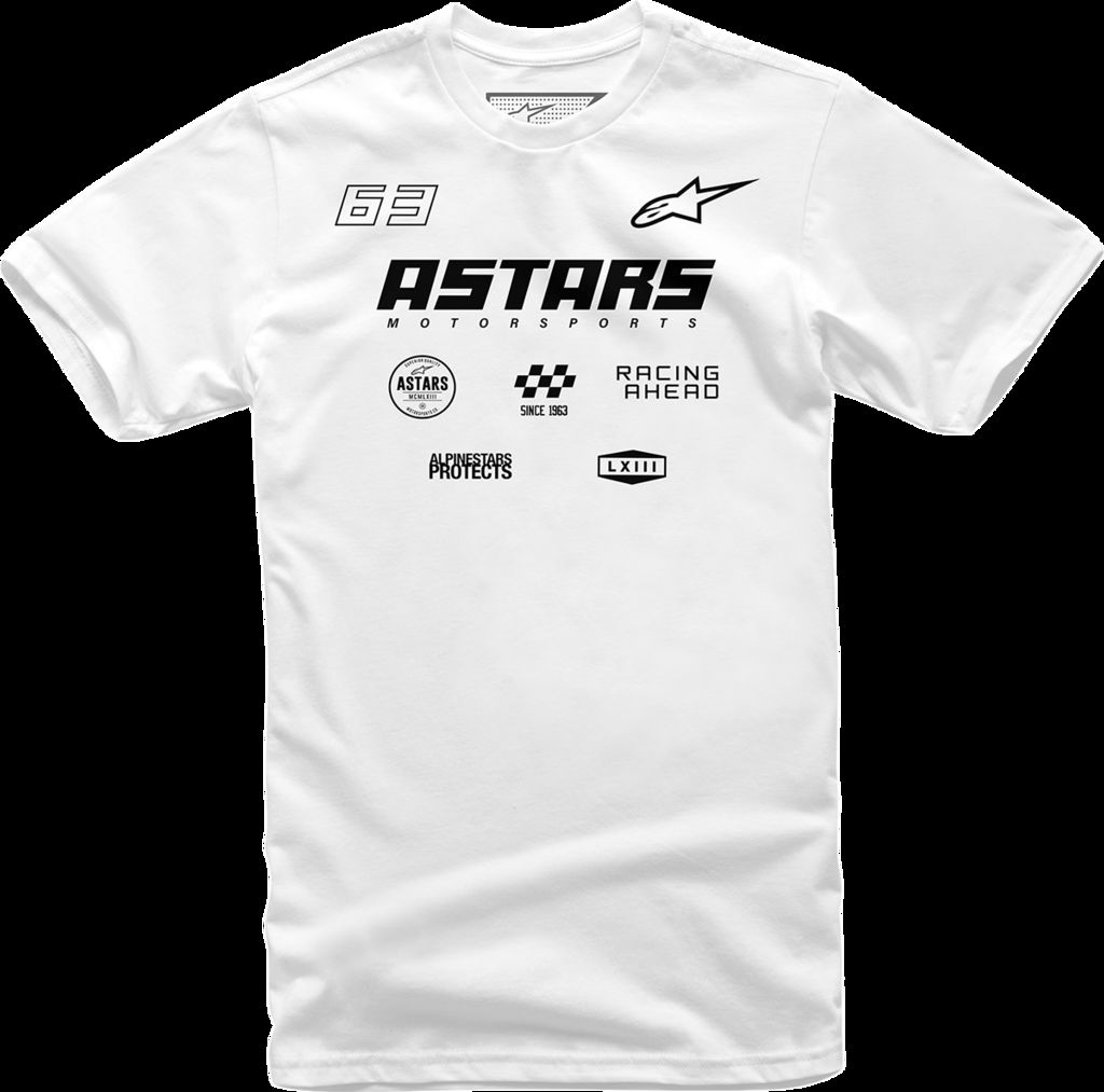 Obrázek produktu ALPINESTARS (CASUALS) TRIČKO MULTI RACE BÍLÁ XL (1213-7203220XL) 1213-7203220XL