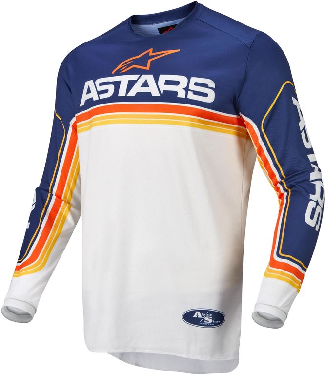 Obrázek produktu ALPINESTARS(MX) DRES F-SPEED BL/WT/OR (3762622-7084-2X) 3762622-7084-2X