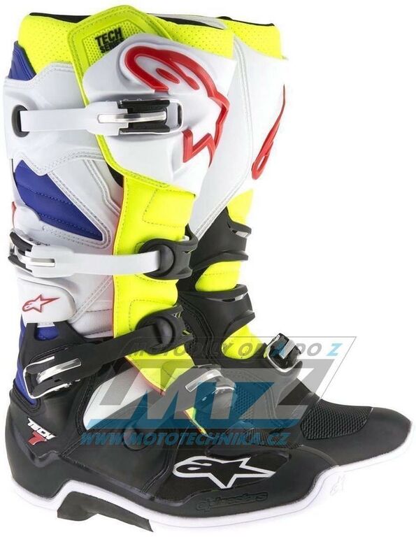 Obrázek produktu Boty Alpinestars TECH7 offroadové/motocrossové - černo-bílo-žluté AS2012014-257