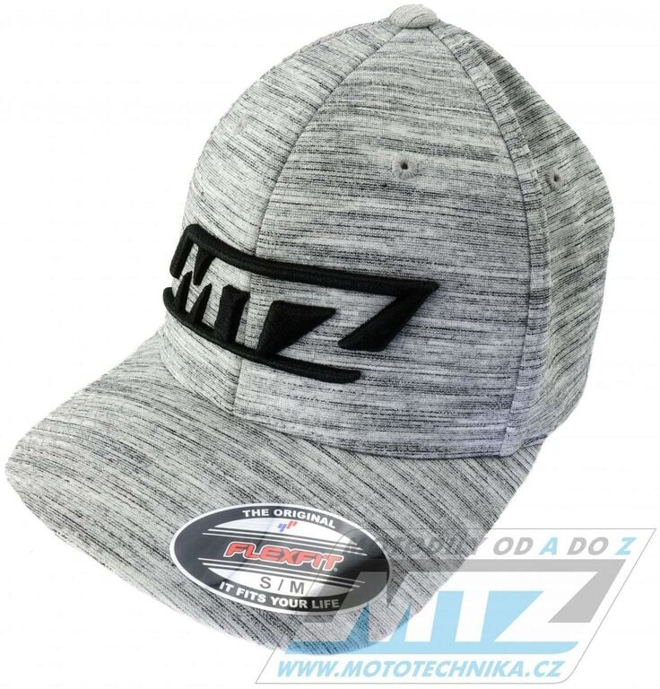 Obrázek produktu Kšiltovka/Čepice MTZ Flexfit - šedá melír MTZKSISED-LXL