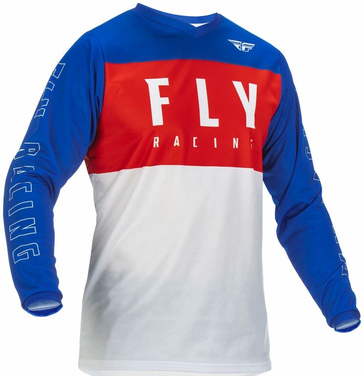 Obrázek produktu dres F-16 , FLY RACING - USA 2022 dětský (červená/bílá/modrá) 375-924Y