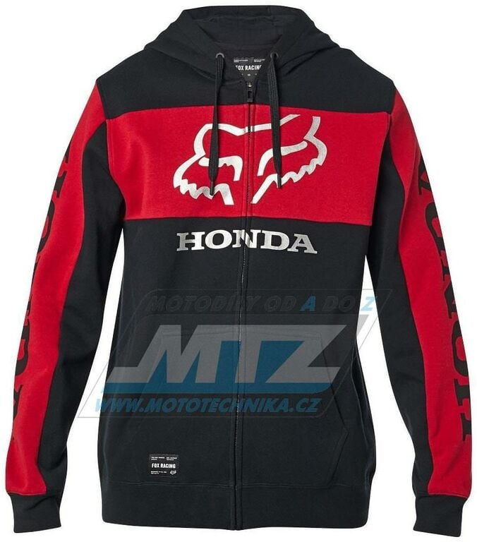 Obrázek produktu Mikina FOX ZIP Honda Black/Red  L (fox-mikina) FX25955-017