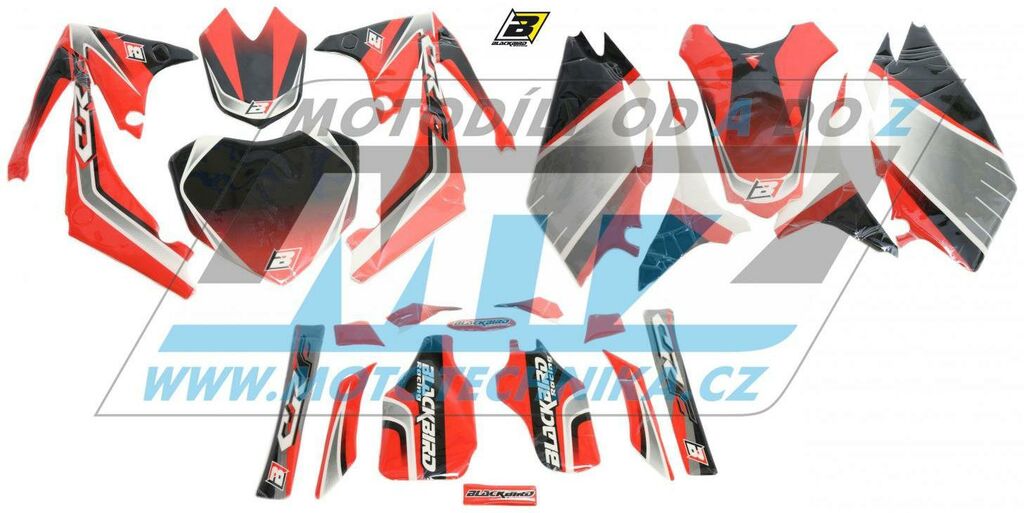 Obrázek produktu Polepy na motocykl (sada polepů) Honda CRF250R / 10-13 + CRF450R / 09-12 - typ polepů Krypton (bb2142c-mensi) BB2142C