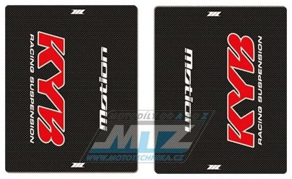 Obrázek produktu Polepy vidlic carbonové - KYB/Kayaba (DRC Motion Front Fork Decal) BB5015K-DRC