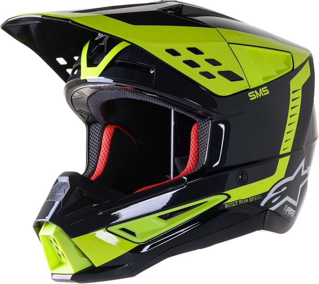 Obrázek produktu ALPINESTARS(MX) HELMA SM5 BEAM BLK/YL (8303622-1151-S) 8303622-1151-S