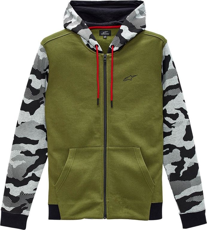 Obrázek produktu ALPINESTARS (CASUALS) HOODIE TERRAIN OLIVE (1213-5351567L) 1213-5351567L