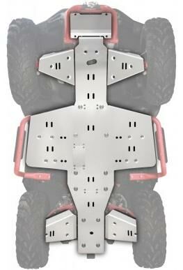 Obrázek produktu XRW SKID PLATES KIT ALU - SEGWAY SNARLER AT6 L 120501003NA