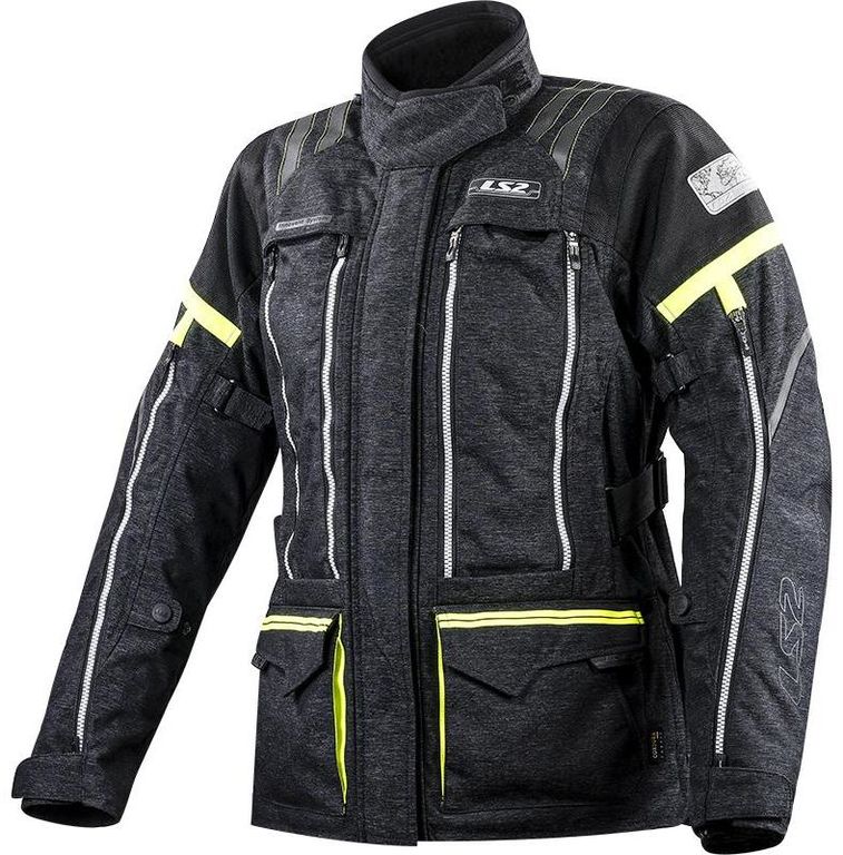 Obrázek produktu LS2 NEVADA LADY JACKET BLACK HI-V YELLOW (64010F0054) 64010F0054