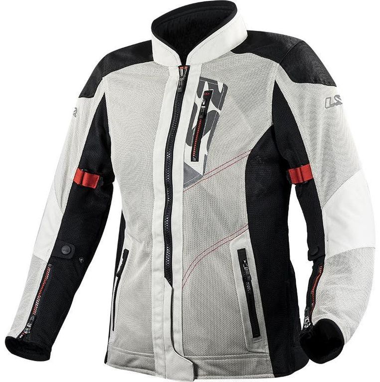 Obrázek produktu LS2 ALBA LADY JACKET LIGHT GREY BLACK (6200J4208) 6200J4208