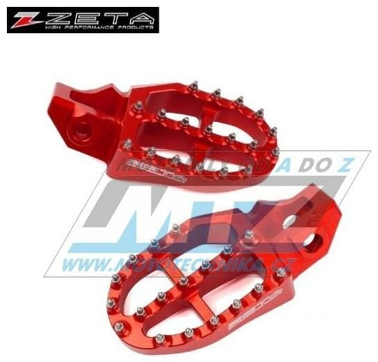 Obrázek produktu Stupačky ZETA Racing Alu - ZETA ZE93-1822 - KTM 85SX+125SX+150SX+250SX + 250SXF+350SXF+450SXF + 150EXC+250EXC+300EXC + 250EXCF+350EXCF+450EXC+500EXC + Husqvarna TC85+TC125+TC250 + FC250+FC350+FC450 +  ZE931822