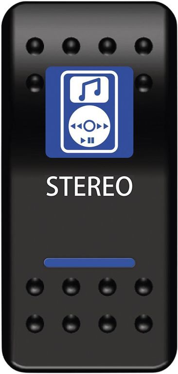 Obrázek produktu KOLÉBKOVÝ PŘEPÍNAČ STEREO MOOSE STR-PWR
