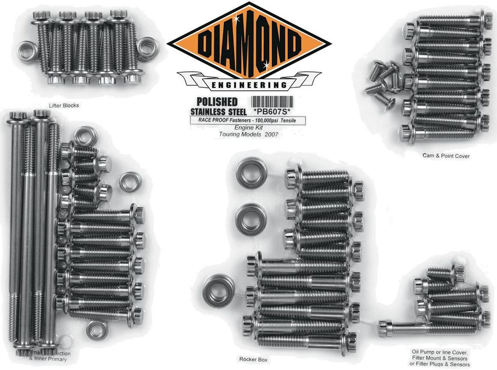 Obrázek produktu DIAMOND ENGINEERING ROUB KIT ENG 07-16 FL (PB607S) PB607S