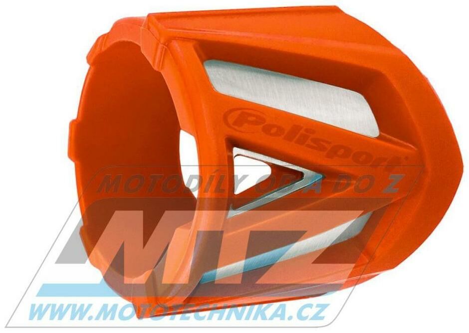Obrázek produktu Kryt koncovky výfuku Polisport Silencer Protector 340-400mm - oranžový PS8484000002