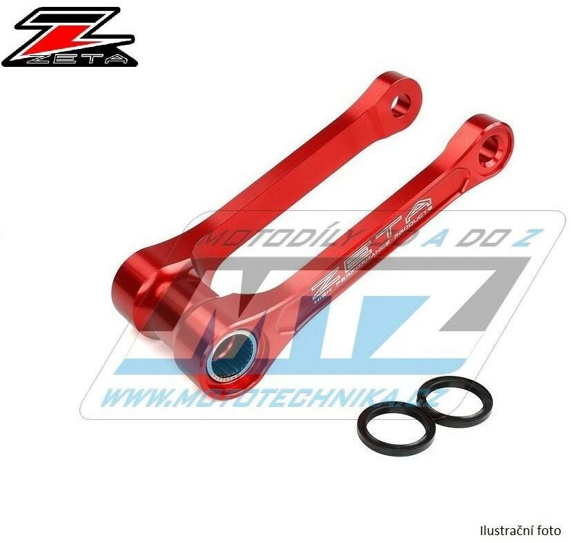 Obrázek produktu Kost přepákování ZETA RSL-LOW Lowering Link Kit - ZETA ZE56-05162 - Honda CRF1000L Africa Twin / 16-19 + CRF1100L Africa Twin / 20-24 + XL750 Transalp / 23 + NT1100 / 22-23 - červená ZE5605162