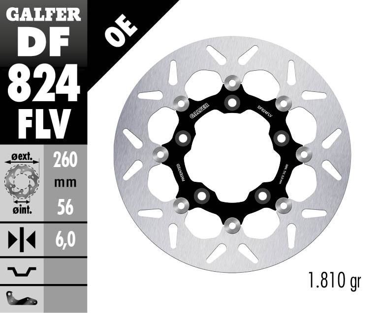 Obrázek produktu PLOVÁK BRZDOVÉHO KOTOUČE KULATÝ DF824FLV