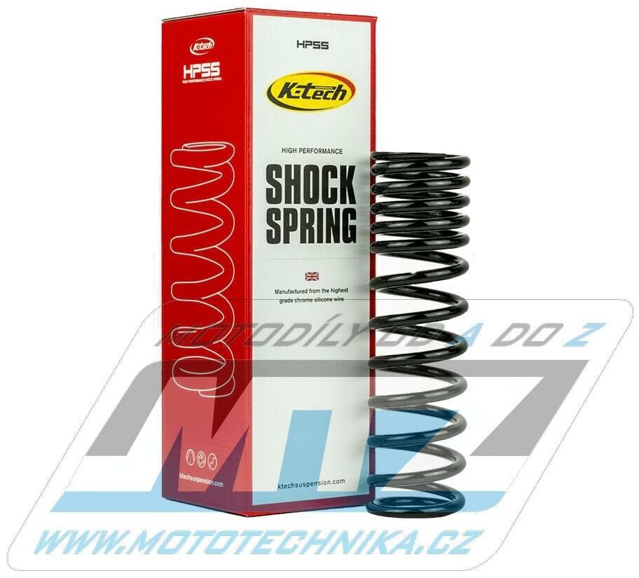 Obrázek produktu Pružina zadního tlumiče progresivní 35N - 45N - K-Tech Razor / 14-22 + K-Tech Razor Lite / 14-22 (46-190-black-progresiv) KT46180-35-45