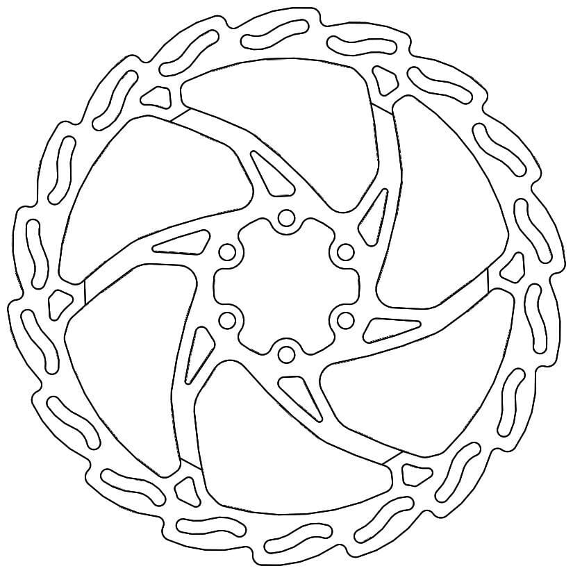 Obrázek produktu BRZDOVÝ KOTOUČ FLAME MTB 180X2.0 720005