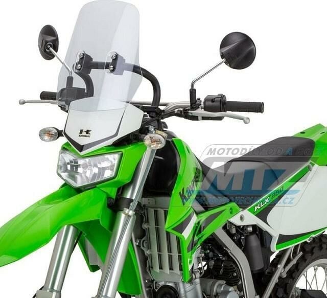 Obrázek produktu Sada plexi štítu proti větru - ZETA ZE70-1101 - Kawasaki KLX250+D-TRACKER X / 08-20 + KLX300 / 23 + KLX300SM / 22-23 ZE701101