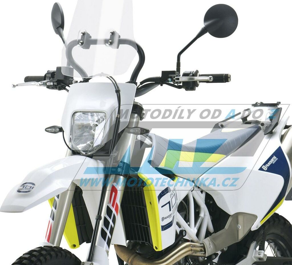 Obrázek produktu Sada plexi štítu proti větru - ZETA ZE70-1501 - Husqvarna 701 Enduro / 16-22 + 701 Supermoto / 16-22 ZE701501