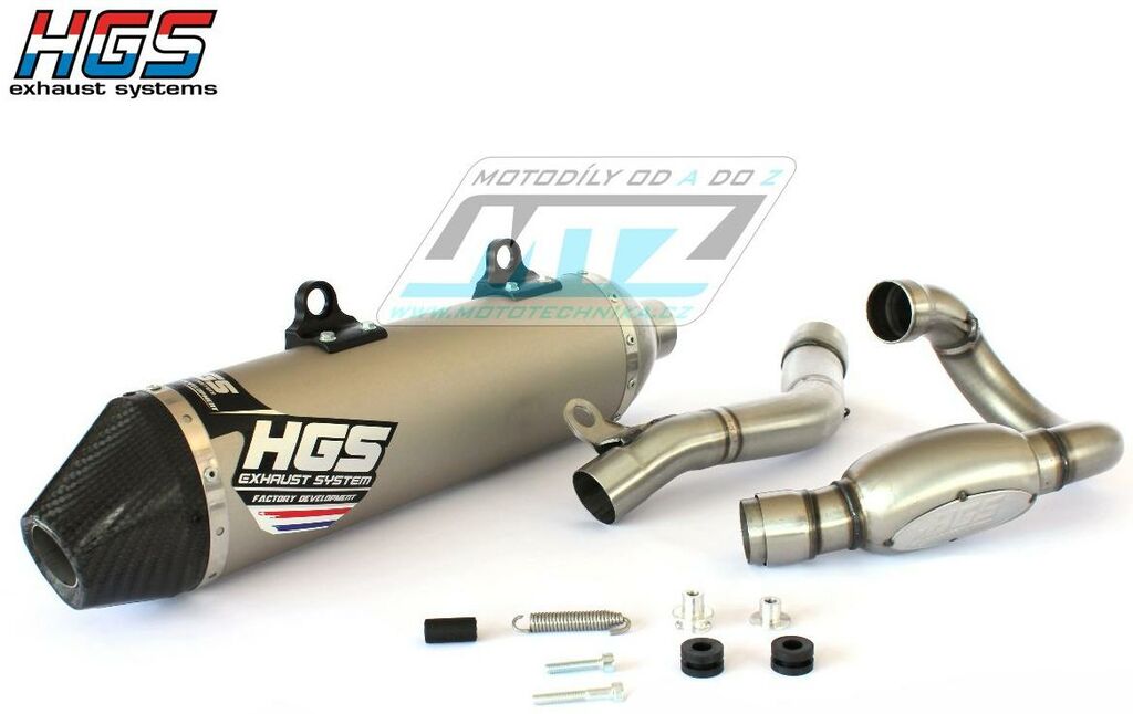 Obrázek produktu Výfuk kompletní (výfukový systém) HGS - KTM 500EXCF / 20-23 + Husqvarna FE501 + Gas-Gas ECF500 HGS-KTM.131