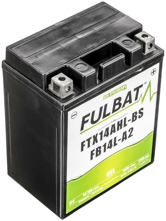 baterie 12V, YTX14AHL-BS/YB14L-A2 GEL 14Ah, 175A, bezúdržbová GEL technologie 135x90x167 FULBAT (aktivovaná ve výrobě) 550927