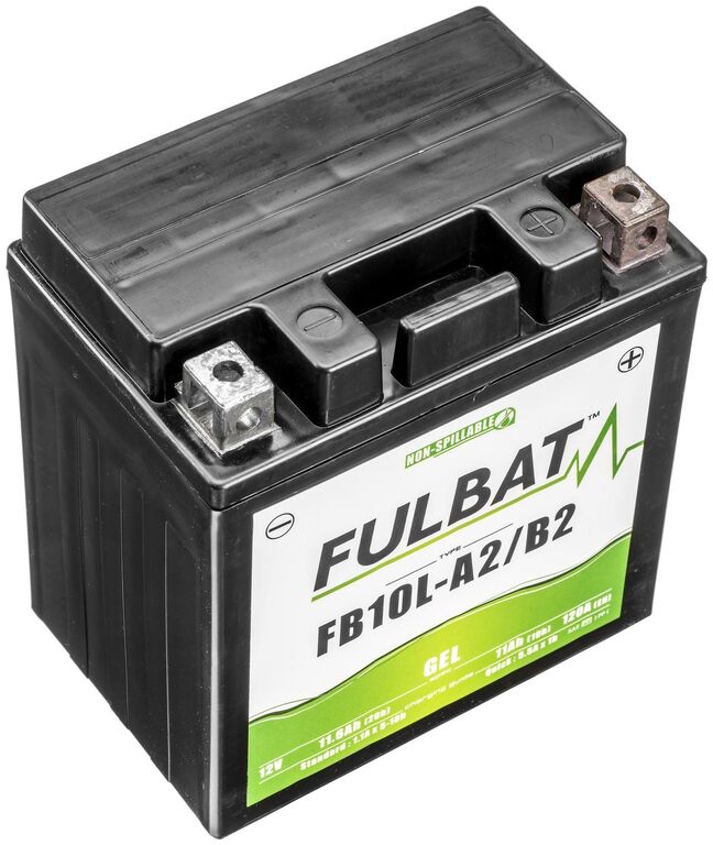 Obrázek produktu baterie 12V, FB10L-A2/B2 GEL, 12V, 11Ah, 120A, bezúdržbová GEL technologie 133x90x145 FULBAT (aktivovaná ve výrobě)