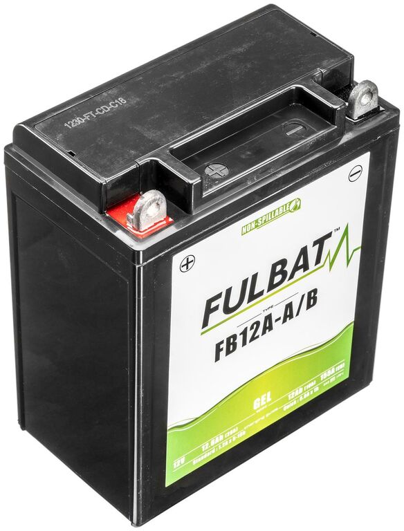 Obrázek produktu baterie 12V, FB12A-A/B GEL (12N12A-4A-1), 12V, 12Ah, 155A, bezúdržbová GEL technologie 134x80x161 FULBAT (aktivovaná ve výrobě)