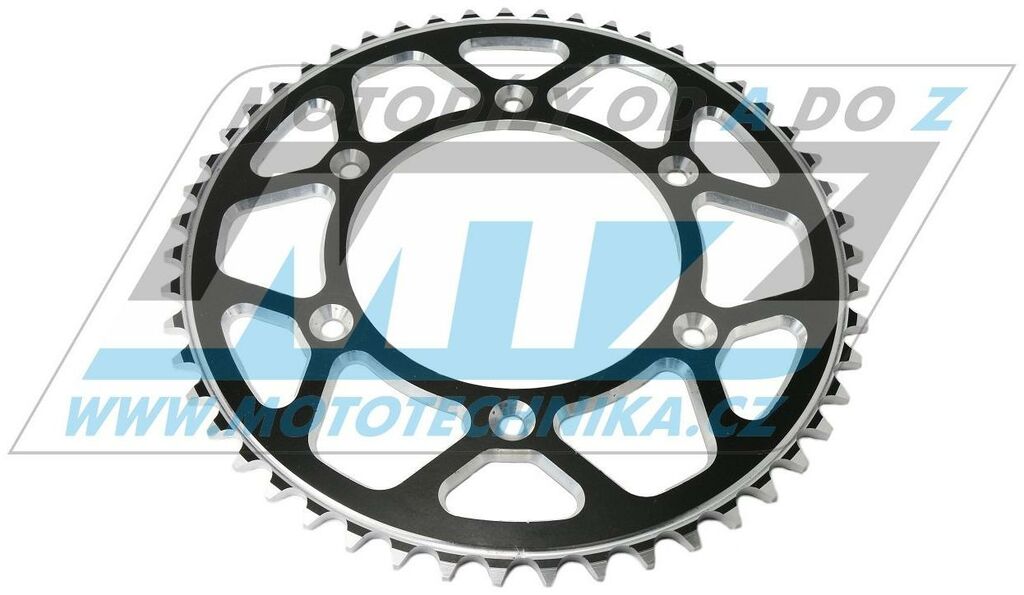 Obrázek produktu Rozeta řetězová (převodník) Dural 0897-48zubů ESJOT 51-32065-48SB - barva černá - KTM 125SX+250SXF+ 360EXC+400EXCF+300XC+450XCF+440MX+790 Adventure+620 EGS+690 Duke+125LC2+ 350LC4+525SMR+690SMC + Husa AL-0897-48-SB