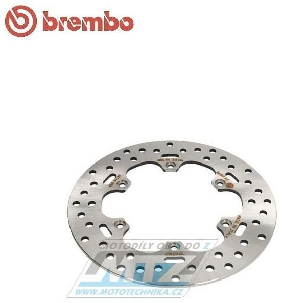 Obrázek produktu Kotouč brzdový Brembo 68B40752 - kulatý desing - KTM SX+SXF+EXC+EXCF+EXCR+GS+MXC+LC4+SC+SMR+SXS+SXC+XC+XCF+XCW + Husaberg FE+FS+FX+FC+TE + Husqvarna FC+FE+TC+TE K-R501-BREM