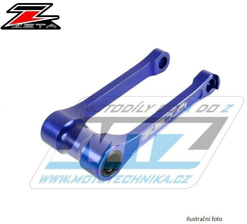 Obrázek produktu Kost přepákování ZETA RSL-LOW Lowering Link Kit - ZETA ZE56-05616 - Yamaha YZ125+YZ250 / 06-23 + YZ125X / 17-23 + YZ250X / 16-23 - modrá ZE5605616